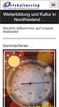 Mobile Screenshot of okr-breklum.de