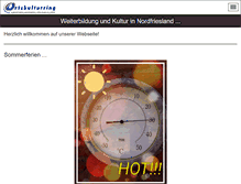 Tablet Screenshot of okr-breklum.de